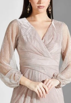 Adrianna Papell Surplice Neck Tiered Dress -Silk Bloom Dresses Store 3 zoom desktop 1565