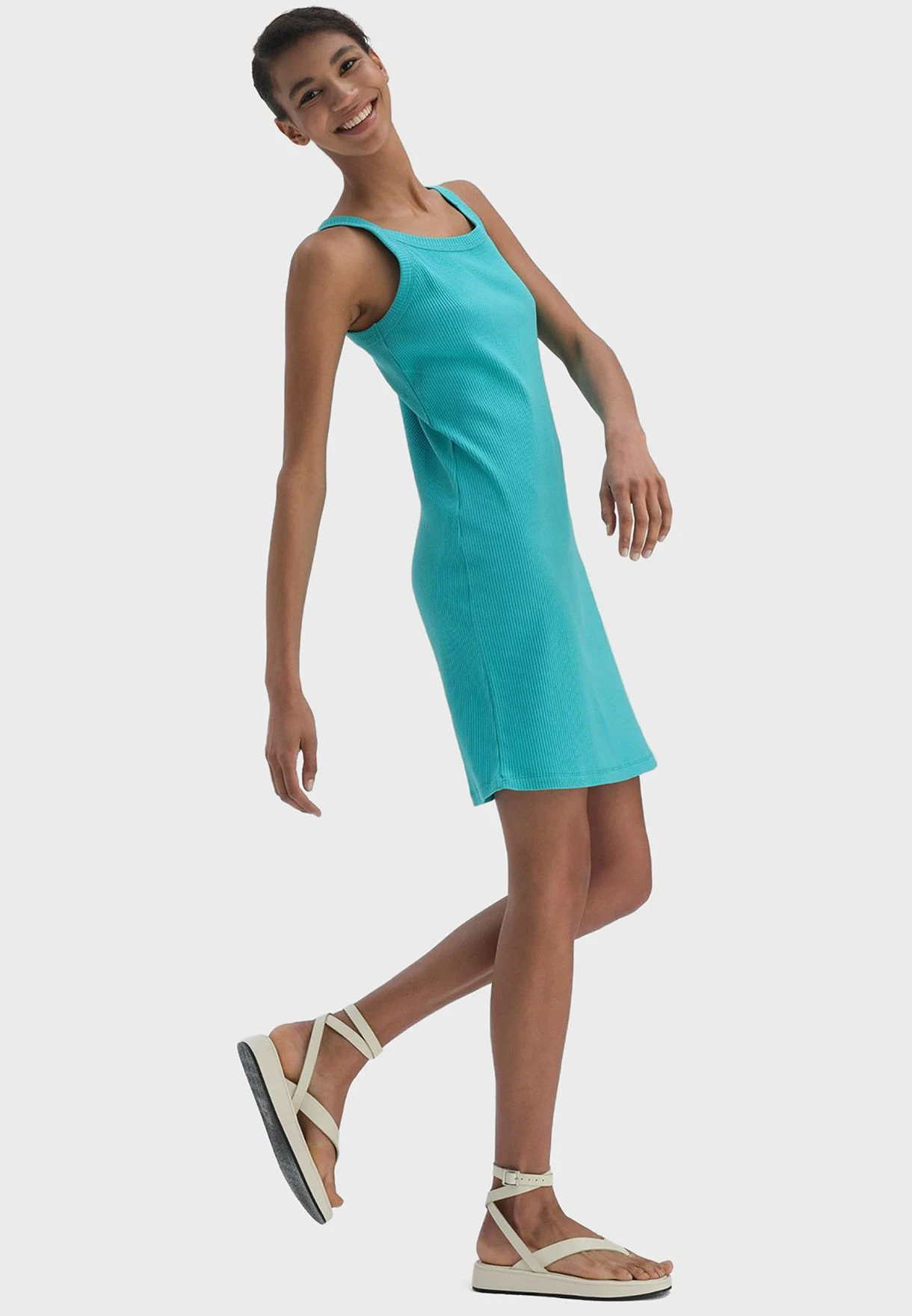 Ribbed Knitted Dress 3 Ribbed Knitted Dress - Image 3