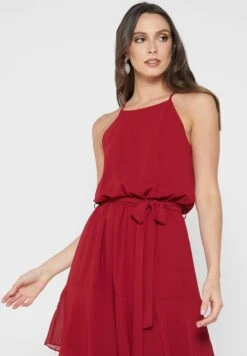 Strappy Tie Detail Tiered Dress -Silk Bloom Dresses Store 3 zoom desktop 1575