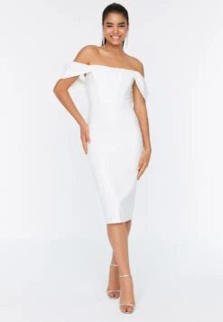 Trendyol Bardot Knitted Dress 7 Trendyol Bardot Knitted Dress -Silk Bloom Dresses Store 3 zoom desktop 1577