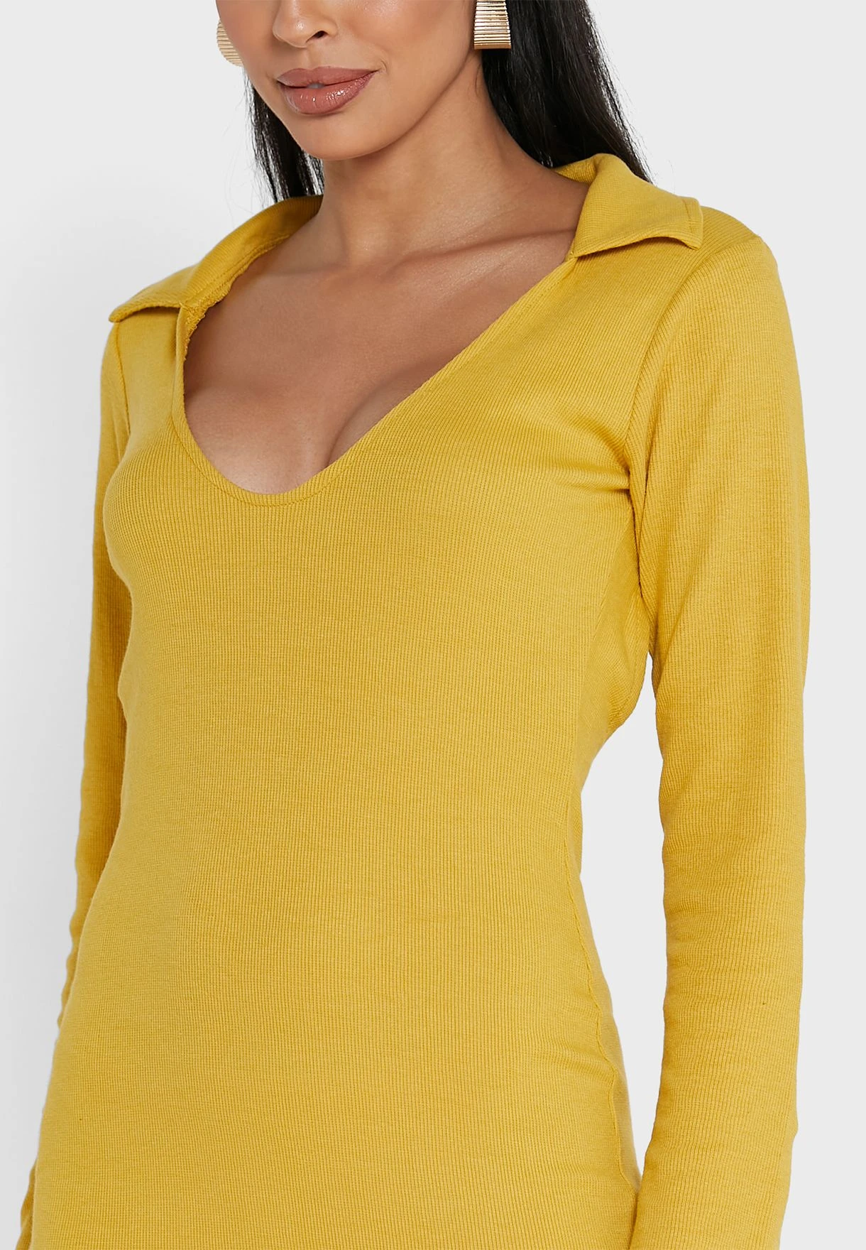 Public Desire Ribbed Open Back Dress 3 Public Desire Ribbed Open Back Dress - Image 3