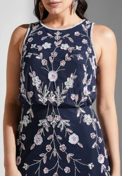 Adrianna Papell Floral Embroidered Tiered Dress 6 Adrianna Papell Floral Embroidered Tiered Dress -Silk Bloom Dresses Store 3 zoom desktop 1599