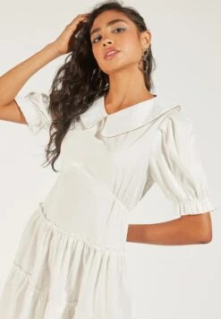 Puff Sleeve Tiered Dress -Silk Bloom Dresses Store 3 zoom desktop 16