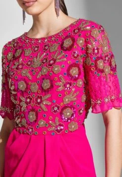 Embellished Wrap Dress -Silk Bloom Dresses Store 3 zoom desktop 1620