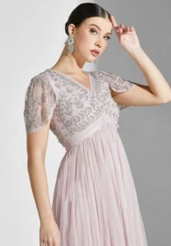 Sequin Detail Ruffle Dress -Silk Bloom Dresses Store 3 zoom desktop 1643