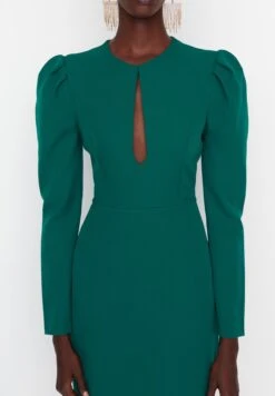 Trendyol Keyhole Neck Puff Sleeve Dress 9 Trendyol Keyhole Neck Puff Sleeve Dress -Silk Bloom Dresses Store 3 zoom desktop 1649