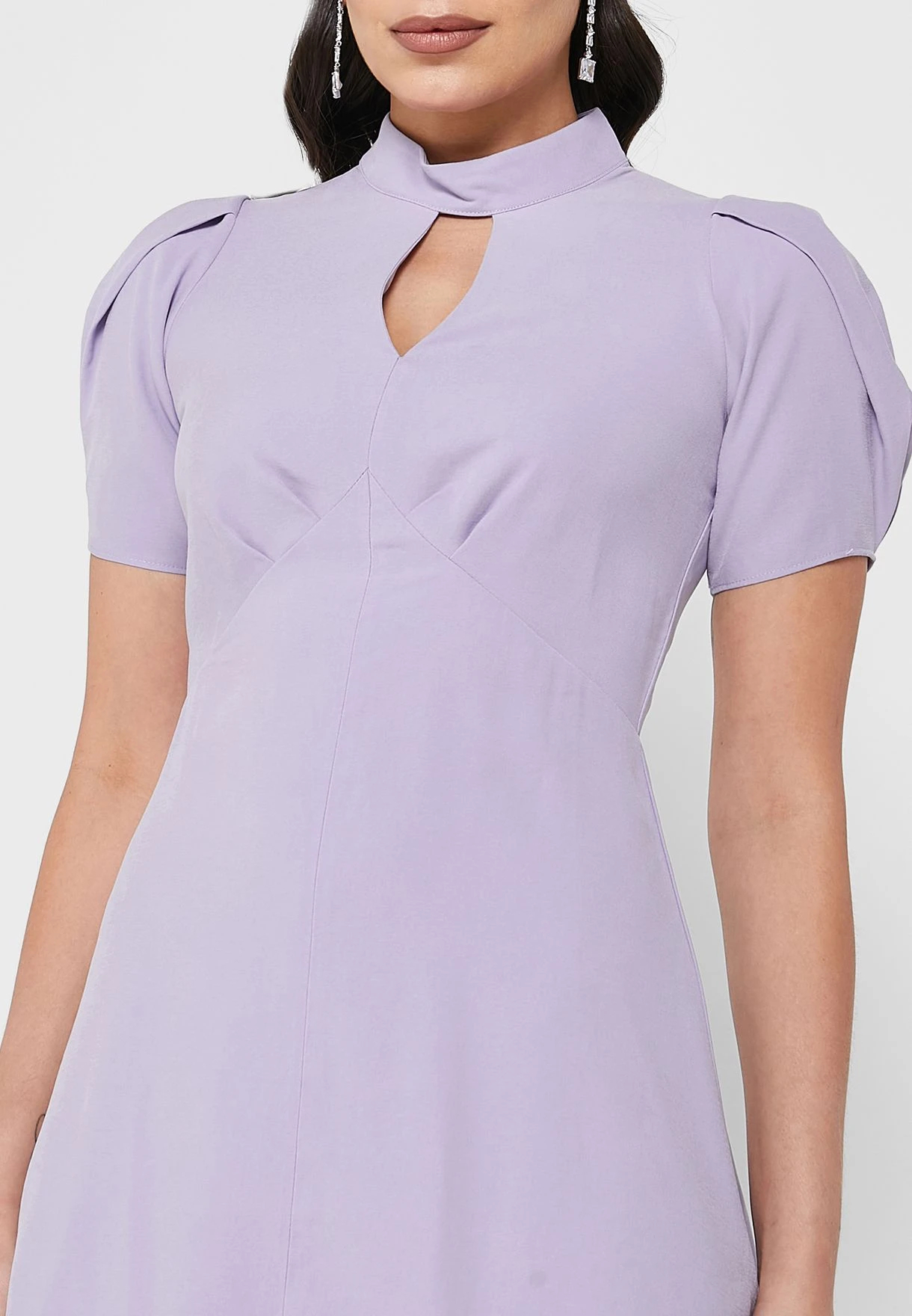 Front Keyhole Asymmetric Dress 3 Front Keyhole Asymmetric Dress - Image 3