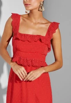 Delaney Strappy Ruffle Detail Dress -Silk Bloom Dresses Store 3 zoom desktop 1686
