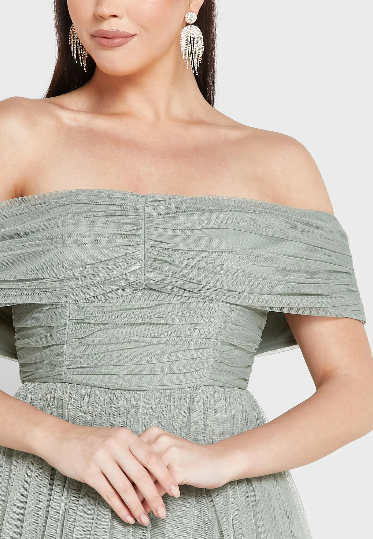 Bardot Mesh Tiered Dress 3 Bardot Mesh Tiered Dress - Image 3