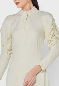 Twist Neck Dress -Silk Bloom Dresses Store 3 zoom desktop 1711