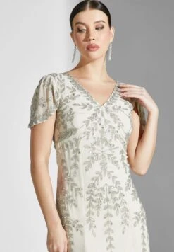 Sequin Detail Cape Sleeve Dress 6 Sequin Detail Cape Sleeve Dress -Silk Bloom Dresses Store 3 zoom desktop 1727