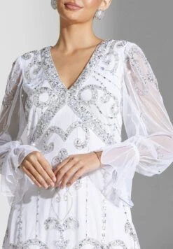 Embellished Ruffle Detail Dress 6 Embellished Ruffle Detail Dress -Silk Bloom Dresses Store 3 zoom desktop 1733