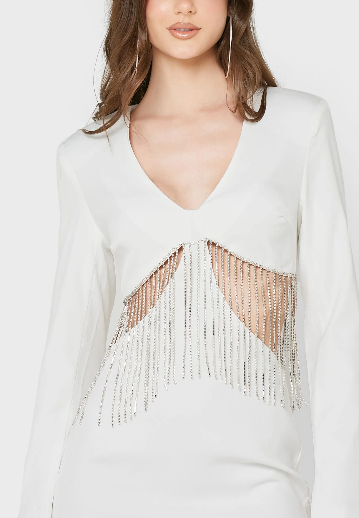 Tassel Cut Out Detail Dress 3 Tassel Cut Out Detail Dress - Image 3