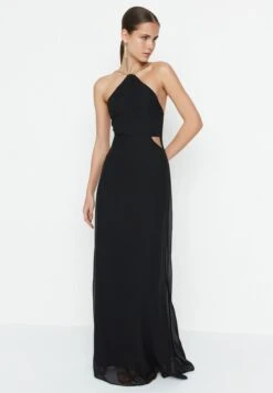 Trendyol Halter Neck Cut Out Detail Dress -Silk Bloom Dresses Store 3 zoom desktop 1792