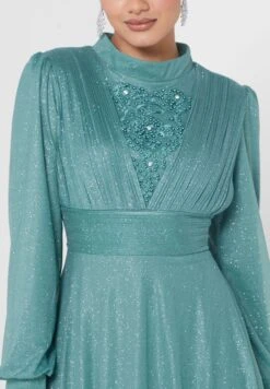 Embroidered Shimmer Dress -Silk Bloom Dresses Store 3 zoom desktop 1802