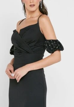 Off Shoulder Detail Gown 6 Off Shoulder Detail Gown -Silk Bloom Dresses Store 3 zoom desktop 1842