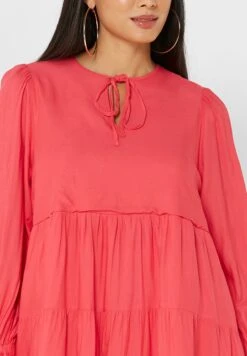 In The Style Ruffle Detail Layered Dress -Silk Bloom Dresses Store 3 zoom desktop 185