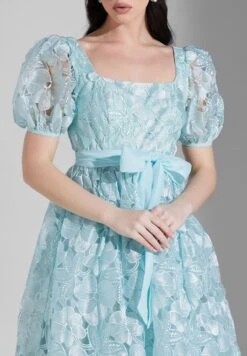 Puff Sleeve Tiered Dress -Silk Bloom Dresses Store 3 zoom desktop 1860