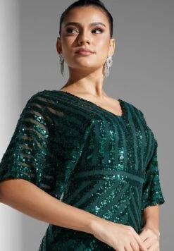 Mermaid Shape Shimmer Dress -Silk Bloom Dresses Store 3 zoom desktop 1863