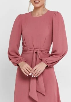 Puff Sleeve Dress -Silk Bloom Dresses Store 3 zoom desktop 1949