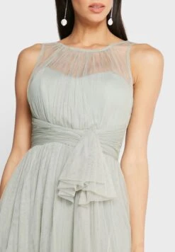 Little Mistress Bridesmaid Pleated Belt Detail Dress -Silk Bloom Dresses Store 3 zoom desktop 1954