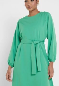Belted A-Line Dress -Silk Bloom Dresses Store 3 zoom desktop 1959