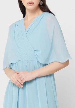 Ruched Detail A-Line Dress -Silk Bloom Dresses Store 3 zoom desktop 1963