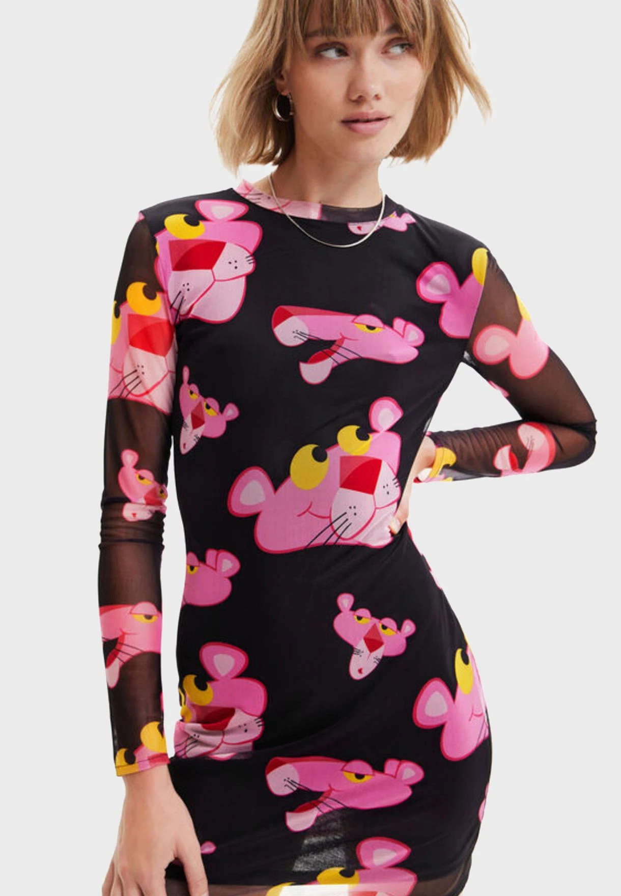 Desigual Printed Knitted Bodycon Dress 3 Desigual Printed Knitted Bodycon Dress - Image 3