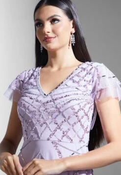 Sequin Detail Maxi Dress -Silk Bloom Dresses Store 3 zoom desktop 1973