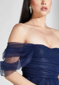 Bardot Ruffle Mesh Detail Dress -Silk Bloom Dresses Store 3 zoom desktop 1981