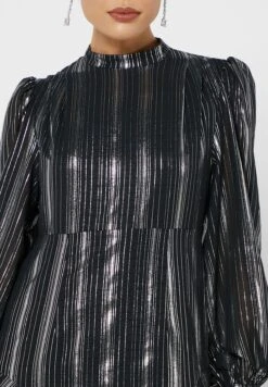 Striped Pleated Dress -Silk Bloom Dresses Store 3 zoom desktop 2