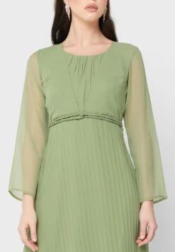 Pleated Detail Dress -Silk Bloom Dresses Store 3 zoom desktop 2022