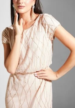 Adrianna Papell Tiered Embellished Dress -Silk Bloom Dresses Store 3 zoom desktop 2025