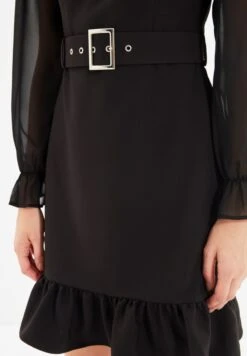 Trendyol High Neck Ruffle Detail Dress -Silk Bloom Dresses Store 3 zoom desktop 204