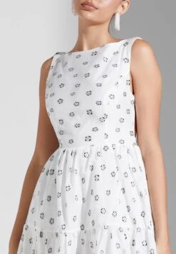 Floral Printed Tiered Dress -Silk Bloom Dresses Store 3 zoom desktop 2041