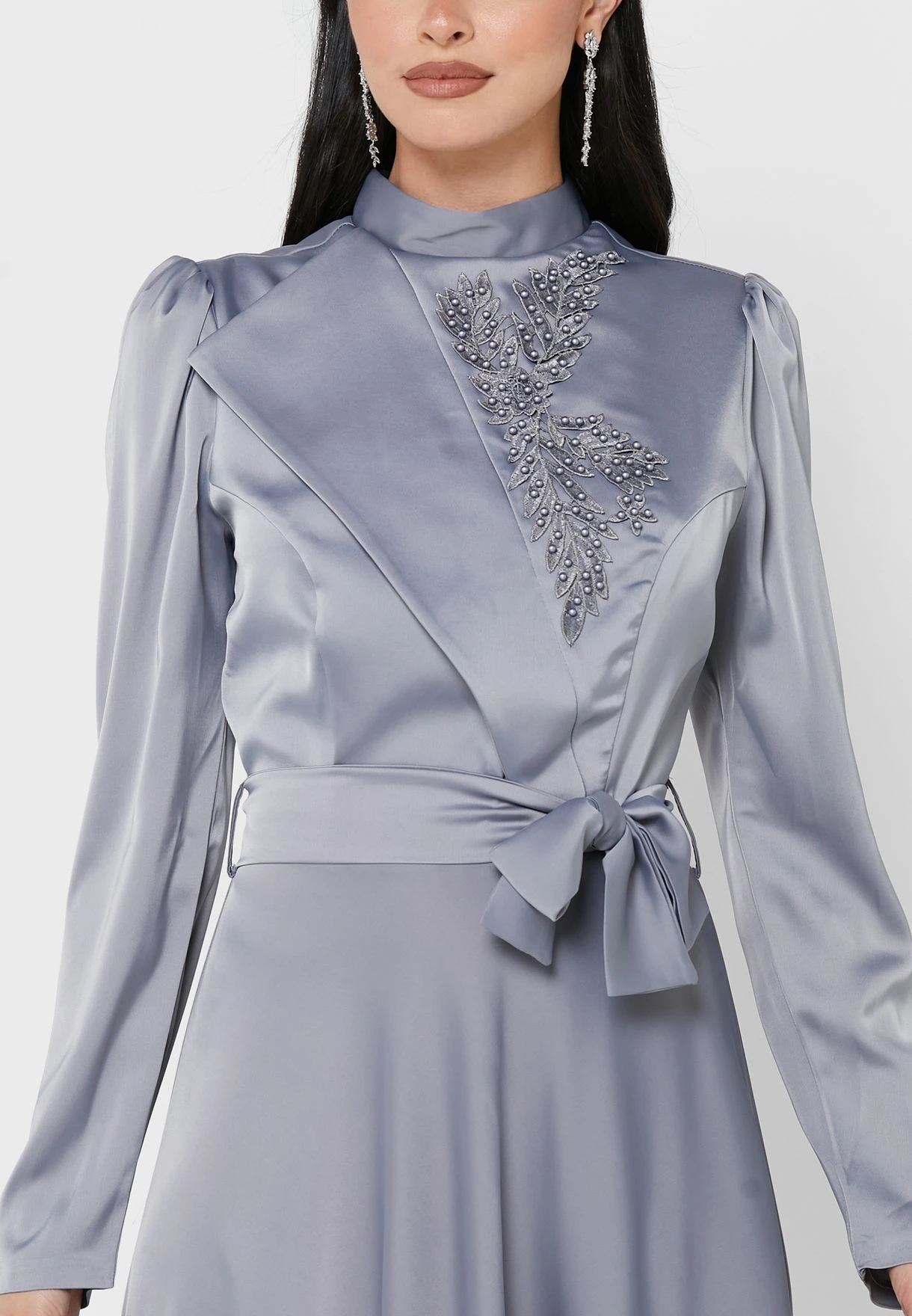 Flap Embroidered Fit & Flare Dress 3 Flap Embroidered Fit & Flare Dress - Image 3