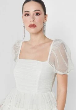 Puff Sleeve Ruffle Dress 6 Puff Sleeve Ruffle Dress -Silk Bloom Dresses Store 3 zoom desktop 2071