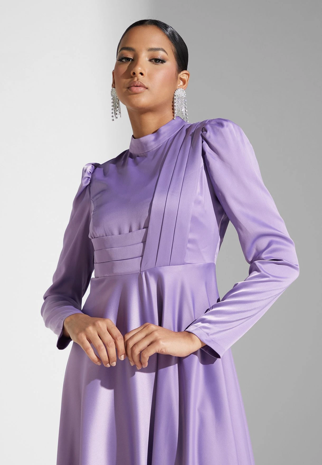 Pleat Detail Dress 3 Pleat Detail Dress - Image 3