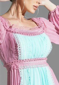 Color Block Bardot Dress 6 Color Block Bardot Dress -Silk Bloom Dresses Store 3 zoom desktop 2099