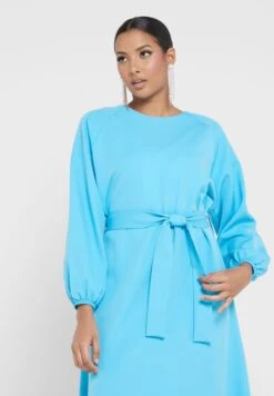 Belted A-Line Dress -Silk Bloom Dresses Store 3 zoom desktop 2106