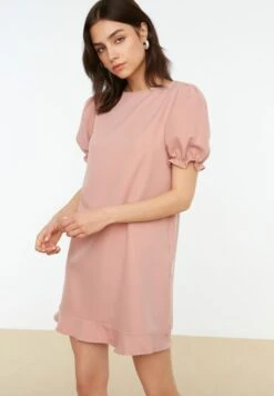Trendyol Balloon Sleeve Knitted Dress -Silk Bloom Dresses Store 3 zoom desktop 211