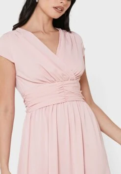 Ruched Waist Detail Fit & Flare Dress 6 Ruched Waist Detail Fit & Flare Dress -Silk Bloom Dresses Store 3 zoom desktop 2110