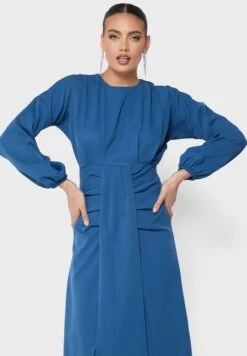 Cinched Waist Detail Dress -Silk Bloom Dresses Store 3 zoom desktop 2117