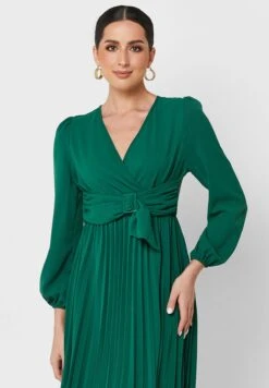 Surplice Neck Pleated Dress 6 Surplice Neck Pleated Dress -Silk Bloom Dresses Store 3 zoom desktop 2128