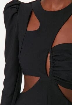 Trendyol Cut Out Detail Puff Sleeve Dress -Silk Bloom Dresses Store 3 zoom desktop 213