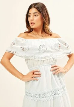 Bardot Lace Detail Dress -Silk Bloom Dresses Store 3 zoom desktop 214