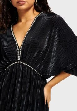 Embellished Cape Sleeve Dress -Silk Bloom Dresses Store 3 zoom desktop 215