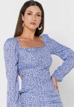 Daisy Street Printed Cut Out Detail Dress 6 Daisy Street Printed Cut Out Detail Dress -Silk Bloom Dresses Store 3 zoom desktop 224