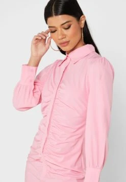 Bodycon Shirt Dress -Silk Bloom Dresses Store 3 zoom desktop 233