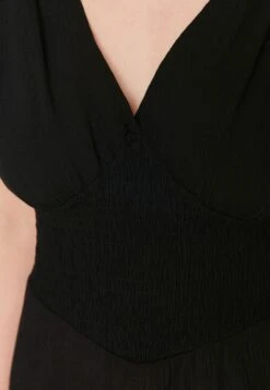 Trendyol Plunge Neck Ruffle Hem Dress -Silk Bloom Dresses Store 3 zoom desktop 258